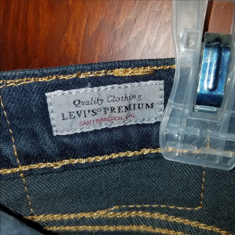 Levi's premium 511 jeans 40x30 distressed nwt - Picture 9 of 10